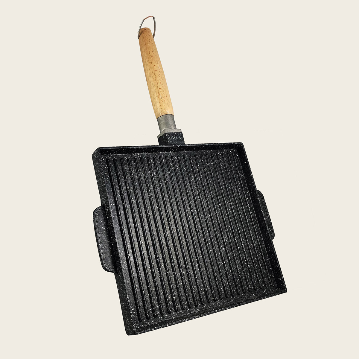 BISTECCHIERA CREPIERA DOUBLE FACE QUADRATA VULCANIA