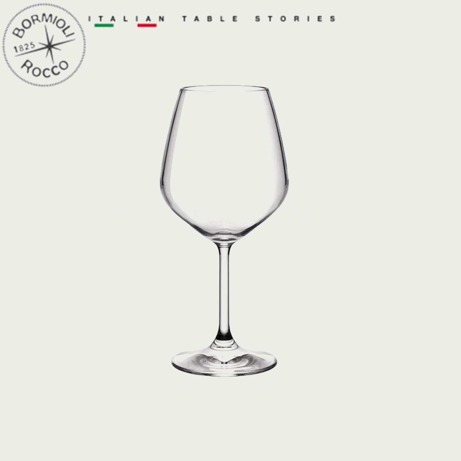 CALICE DIVINO IN VETRO VINO ROSSO