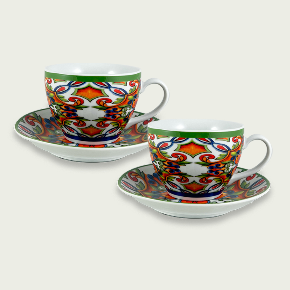 Set 2 Tazze Da Tè - Cappuccino 220 Ml Favignana